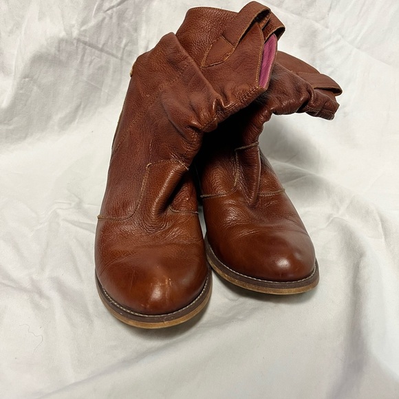 Jeffrey Campbell Ibiza Last Vinton western brown wooden heels  bootie size 9 - Picture 6 of 8